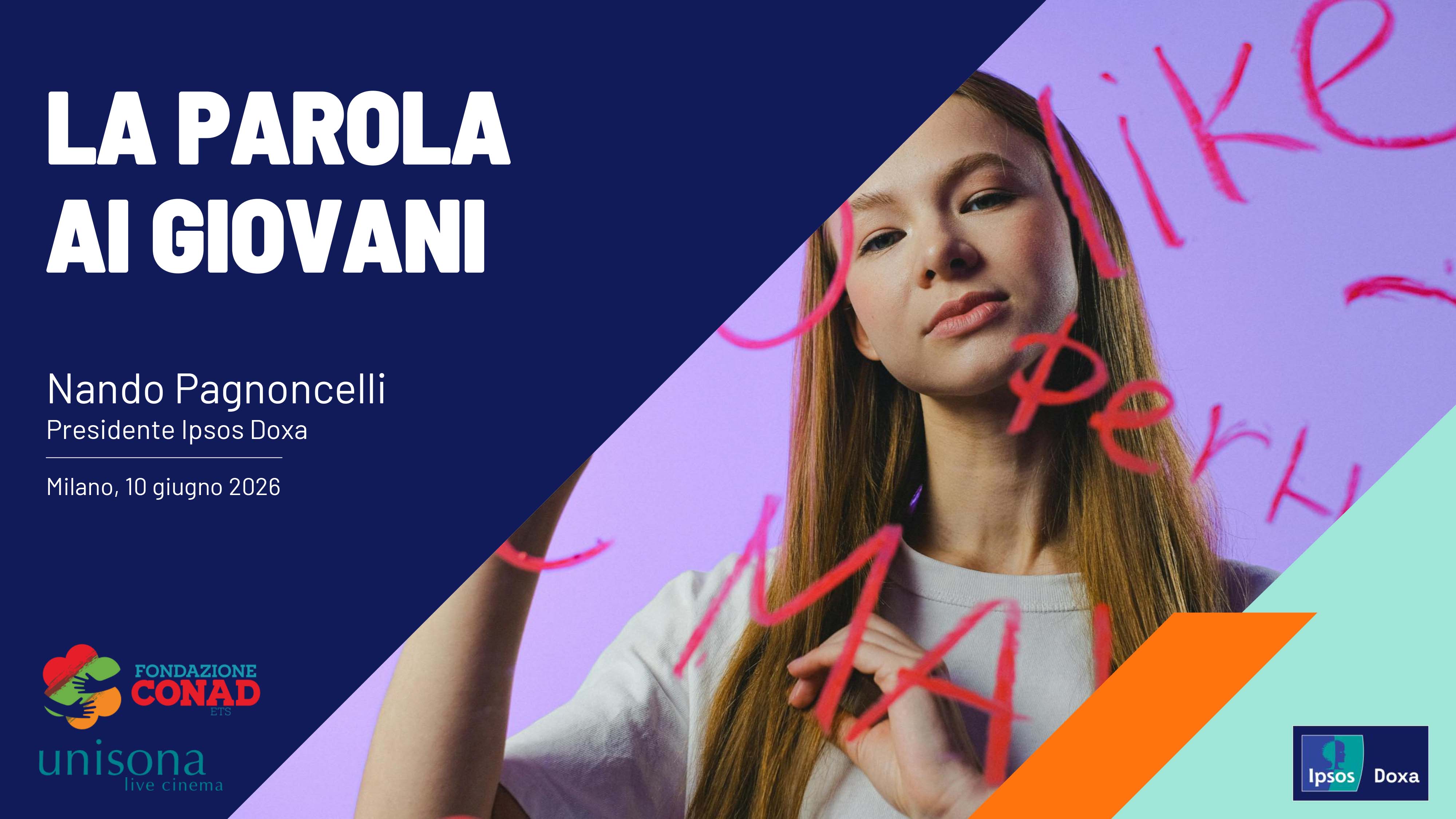 Indagine Ipsos - Fondazione Conad - Unisona